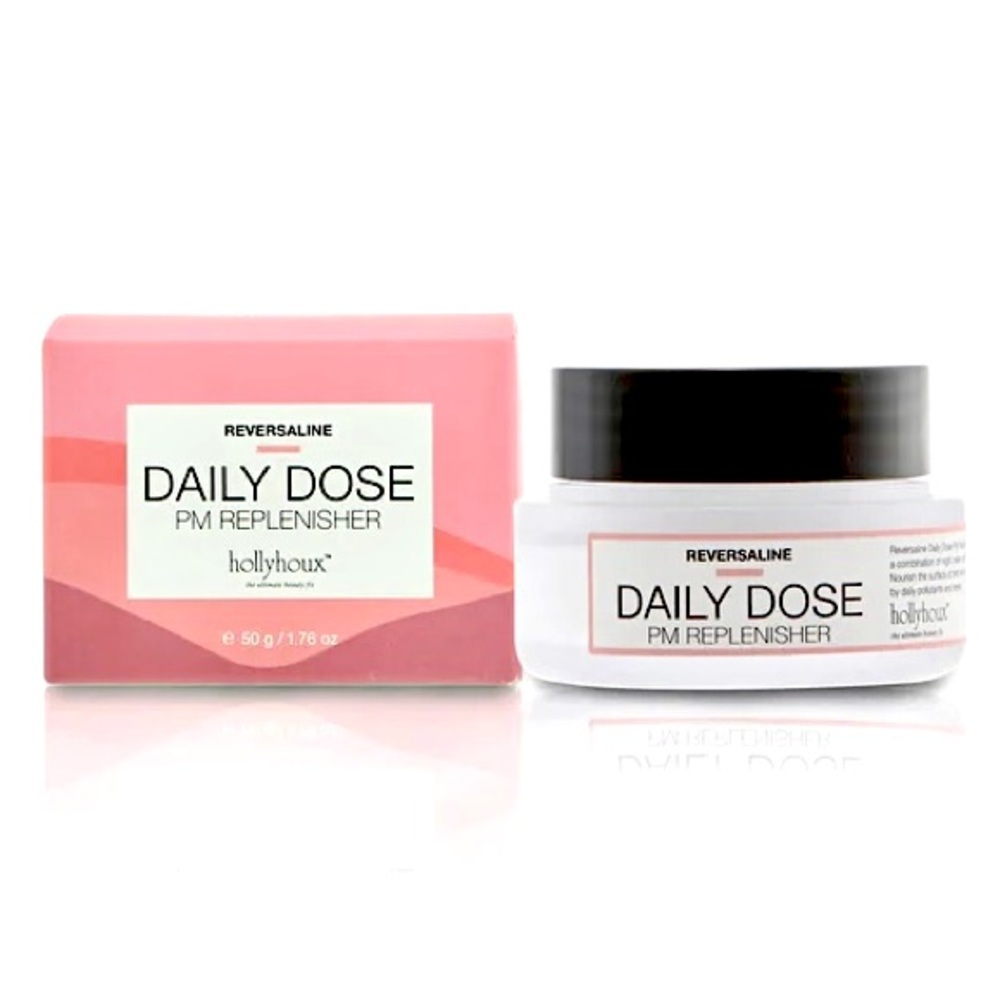 NEW! HollyHoux Daily Dose Reversaline PM Replenisher Moisturizer Lotion